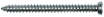 Fischer Karmskrue FFS 7.5 x 42 med fladt hoved 100 stk