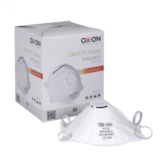 ox-on mask ffp2nr d w/valve
