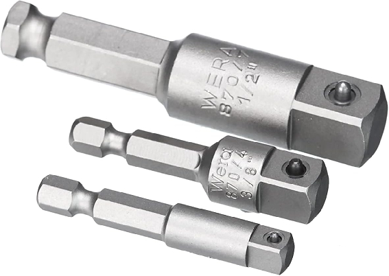 Wera 870/4/7 Set A Adaptersæt 3 stk.