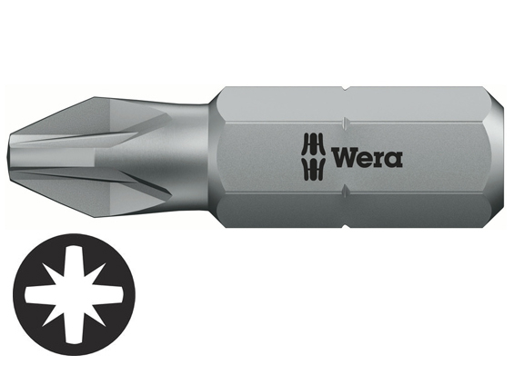 Wera 855/1 pz bits 2 stk 25mm PZ1