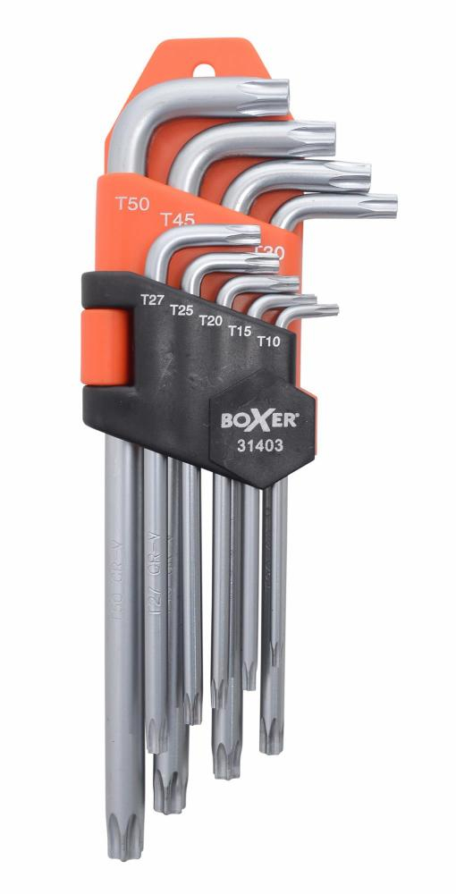 Boxer stiftnøglesæt torx t10-t50