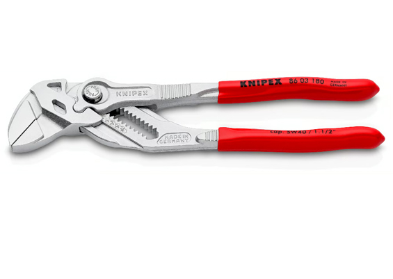 Knipex 8603 Tangnøgle 180mm- Tang og skruenøgle i ét værktøj 