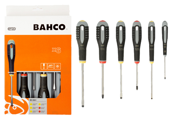 bahco skruetrækkersæt BE-9881
