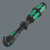 Wera 8000 A Black Edition Zyklop Speed-skralde med 1/4
