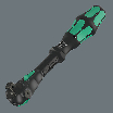 Wera 8000 B Black Edition Zyklop Speed-skralde med 3/8