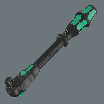 Wera 8000 C Black Edition Zyklop Speed-skralde med 1/2