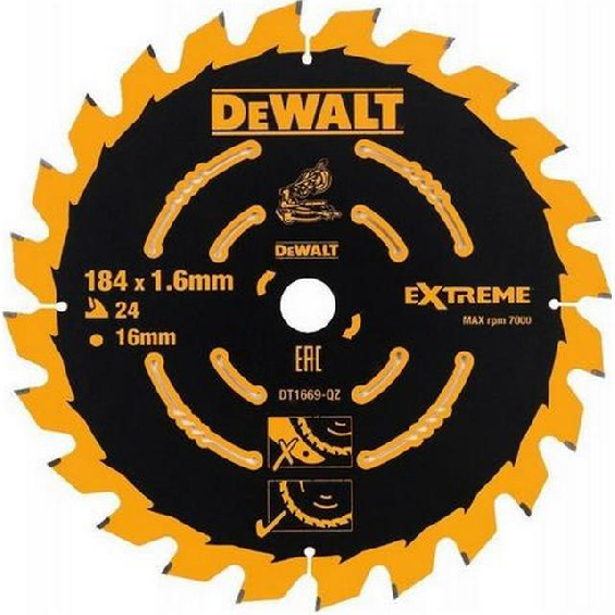 Dewalt savklinge 184x1,6x16 24T