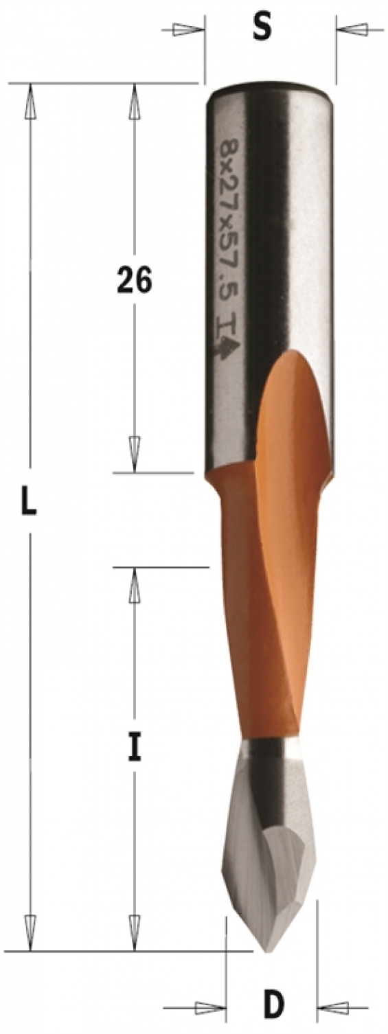 cmt bor 8mm til fibercement