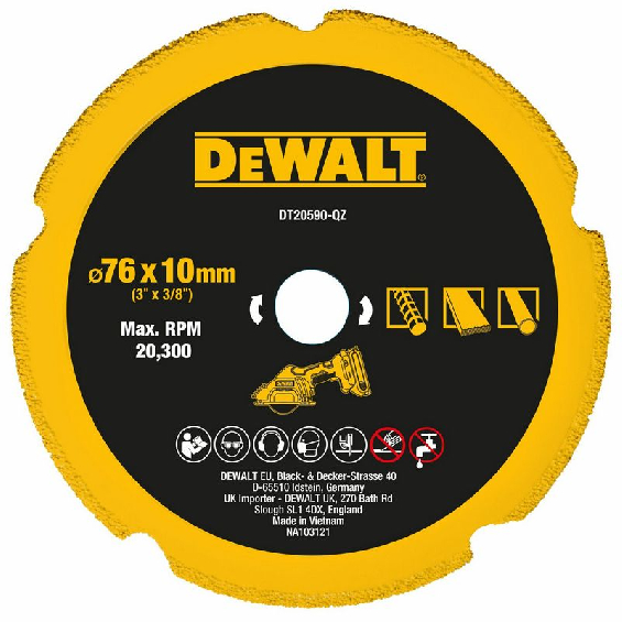 Dewalt 76 mm Diamantklinge