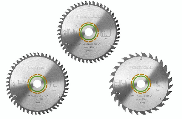 Festool KSB-SORT/3 W 160x2,2
Rundsavsklingesæt