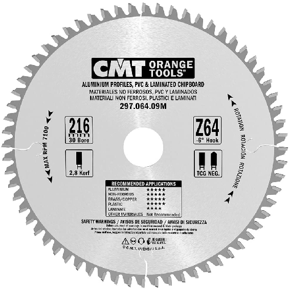 CMT Savklinge 216x3,2x30 Z64NEG