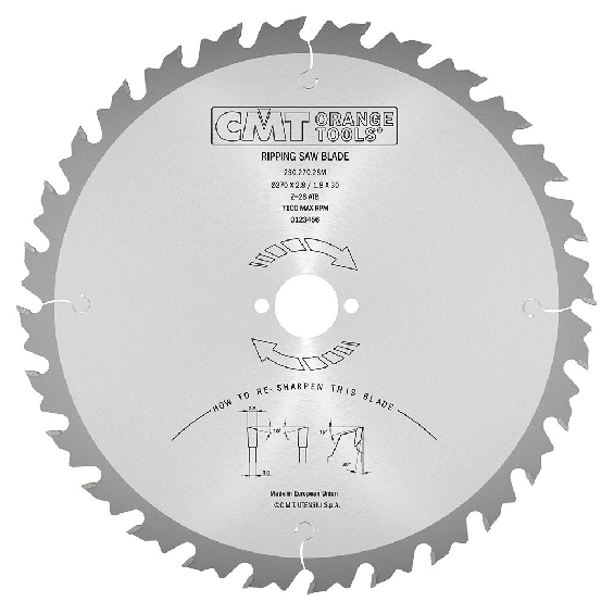 CMT klinge 270x2,8x30 Z28W