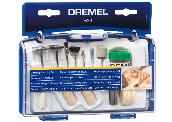 Dremel 684 rengøring/polersæt 20 dele