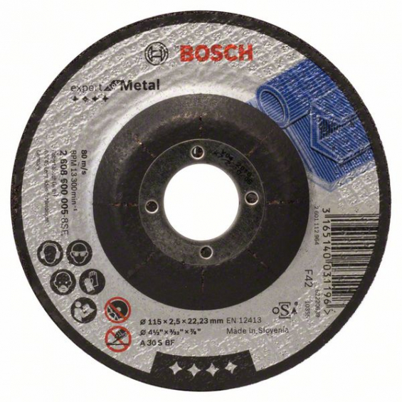 Bosch skæreskive 115mm stål