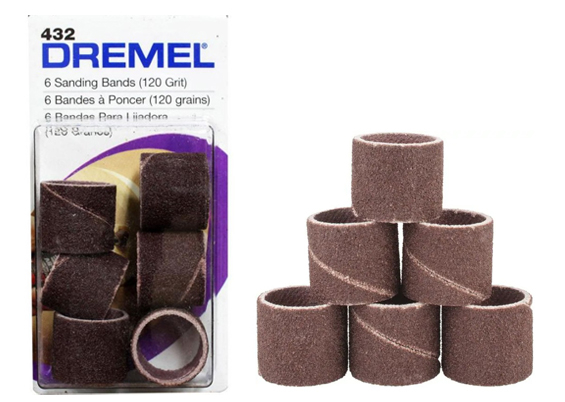 Dremel 432 Slibebånd - 6 stk