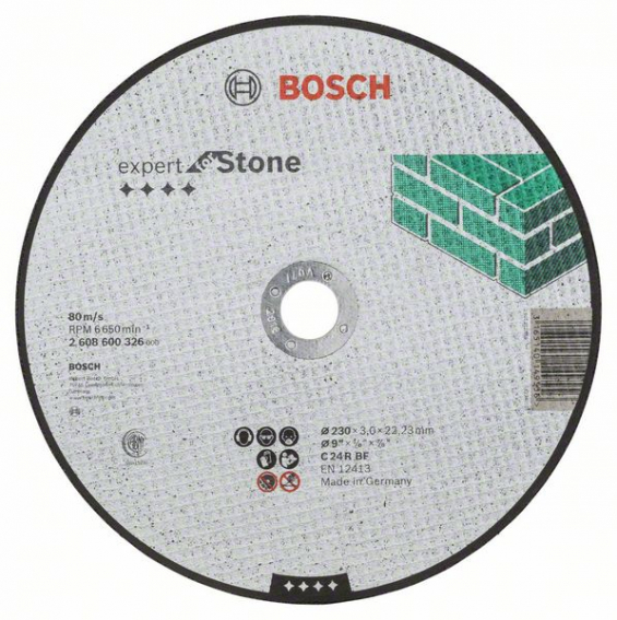 Bosch skæreskive 230x3 mm sten
