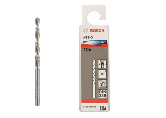 bosch metalbor hss-g 1,0x34mm - 10 stk