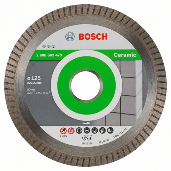 Bosch diamantskæreskive Ceramic 125mm