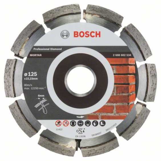 bosch diamantskive 125x6mm