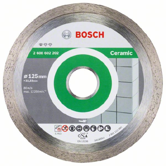 Bosch Diamantskæreskive Ceramic 125mm
