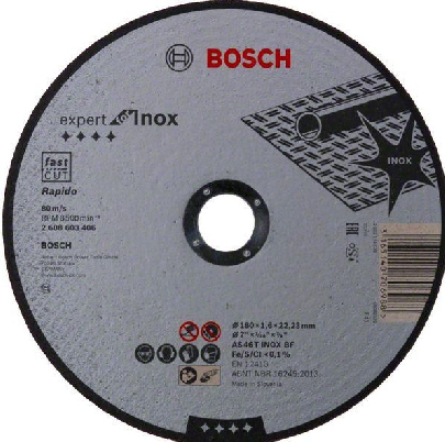 Bosch Skæreskive Expert Inox 180 mm