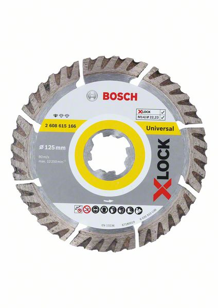 Bosch X-lock Diamantskive Universal 125mm