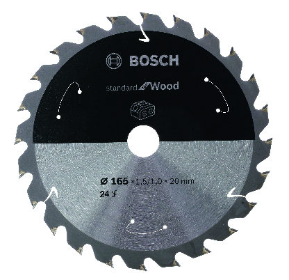 Bosch savklinge 165x1,5x20 24T træ
