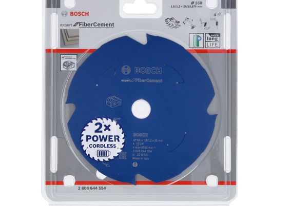 Bosch Expert for Fibre Cement-rundsavklinge til batteridrevne save 