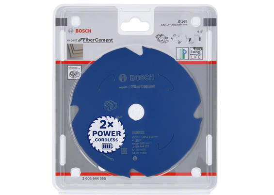 Bosch Expert for Fibre Cement-rundsavklinge til batteridrevne save 