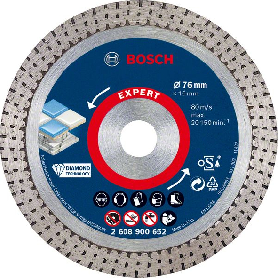 Bosch EXPERT HardCeramic 76 mm diamantskæreskive