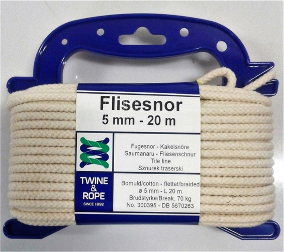 Roliba flisesnor 5 mm natur