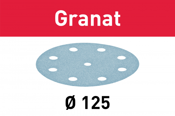 Festool Slibepapir Granat ø125 P40
