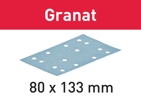 Festool Slibepapir Granat 80x133 P40 10 stk