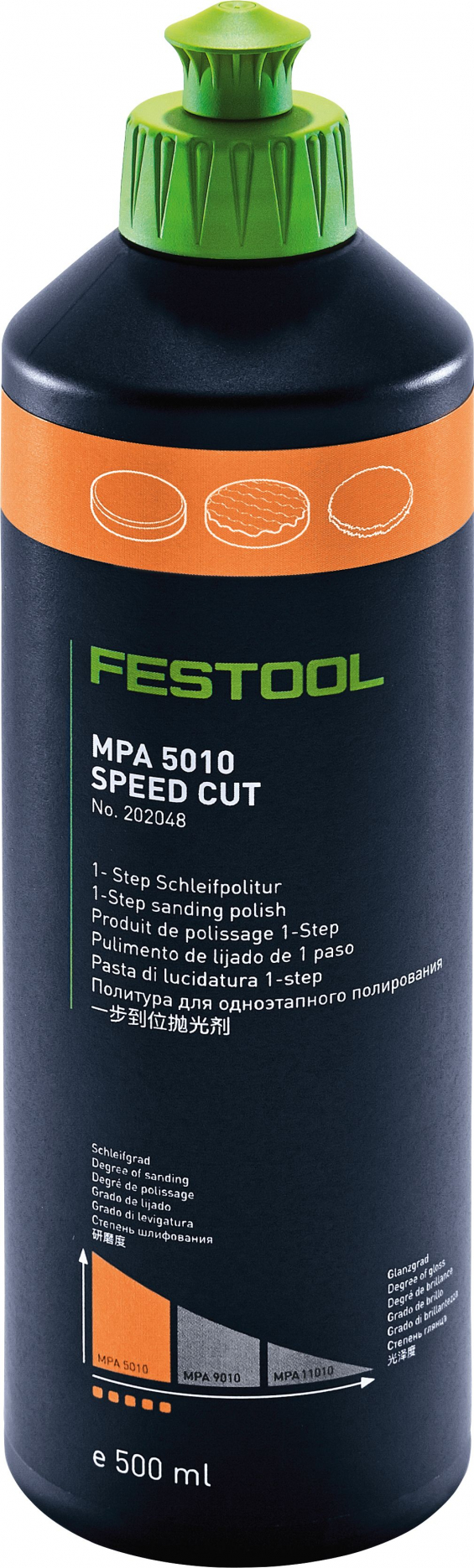 Festool Polermiddel MPA 5010 OR 0,5L
