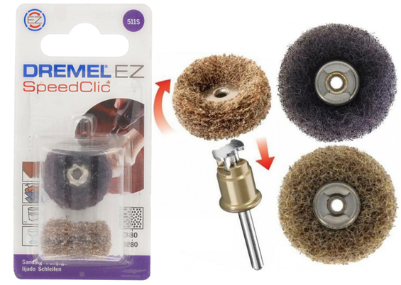 Dremel SC511S Polerehjul 2 stk middel+grov