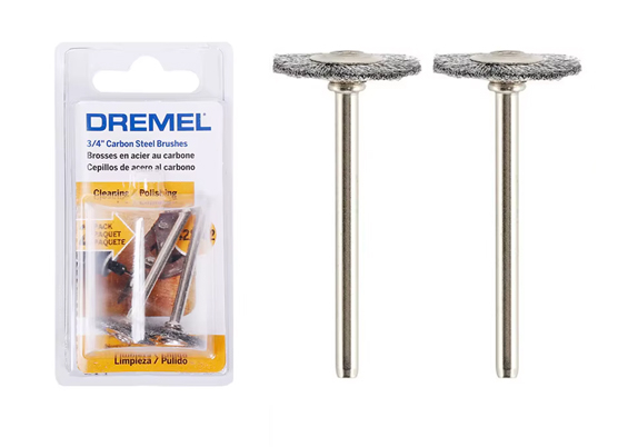Dremel 428 Skivebørste kulstofstål 19mm