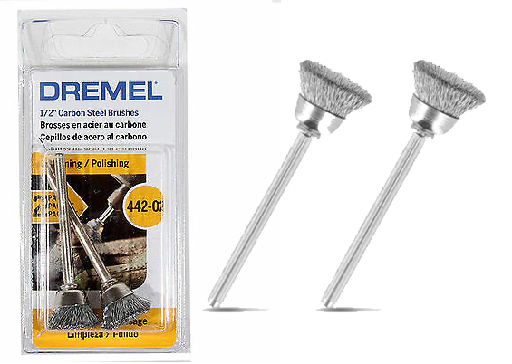 Dremel 442 penselbørste kulstofstål 13mm