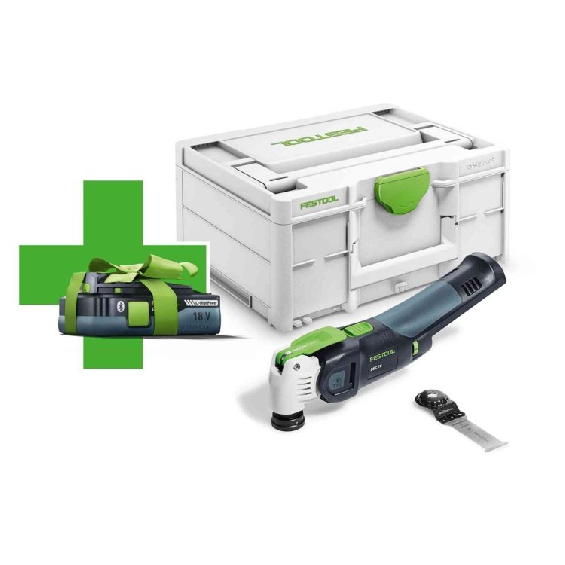 Festool Akku Multiværktøj VECTURO OSC 18 E-Basic-4,0 Promo