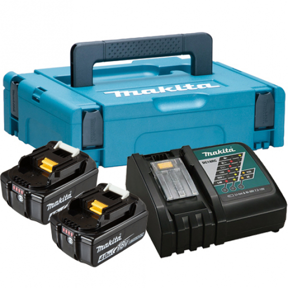 Makita 18V 4,0ah akkupakke m.lader *U*