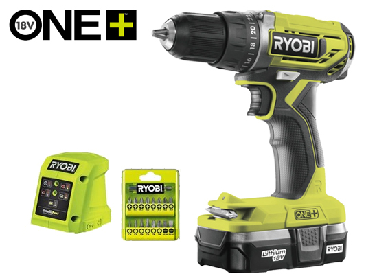 Ryobi 18V Skruemaskine ONE+ 