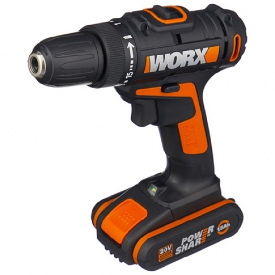 Worx 20v bore/skruemaskine WX101.1