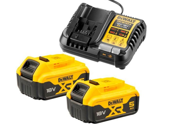 DeWalt 18V XR 2x5,0 ah Batteri-sæt