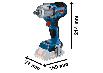 Bosch GDS 18V-450 HC Professional Akku Slagnøgle - Solo