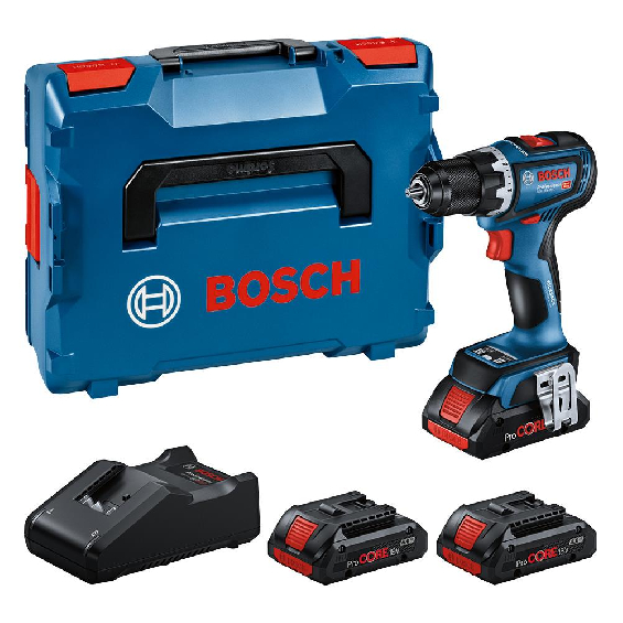 Bosch GSR 18V-90 C 3x4ah Professional Akku Boremaskine *U