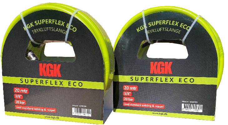 KGK Superflex slange 20 mtr. 3/8