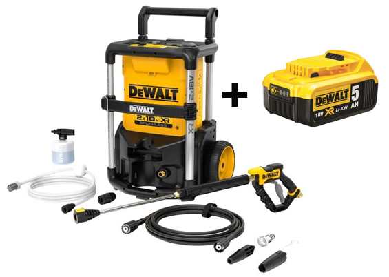Dewalt højtryksrenser DCMPW1600N-XJ 18V SOLO INKL. 5,0 ah batteri