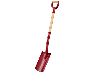 Fiskars Classic spade med afrundet blad