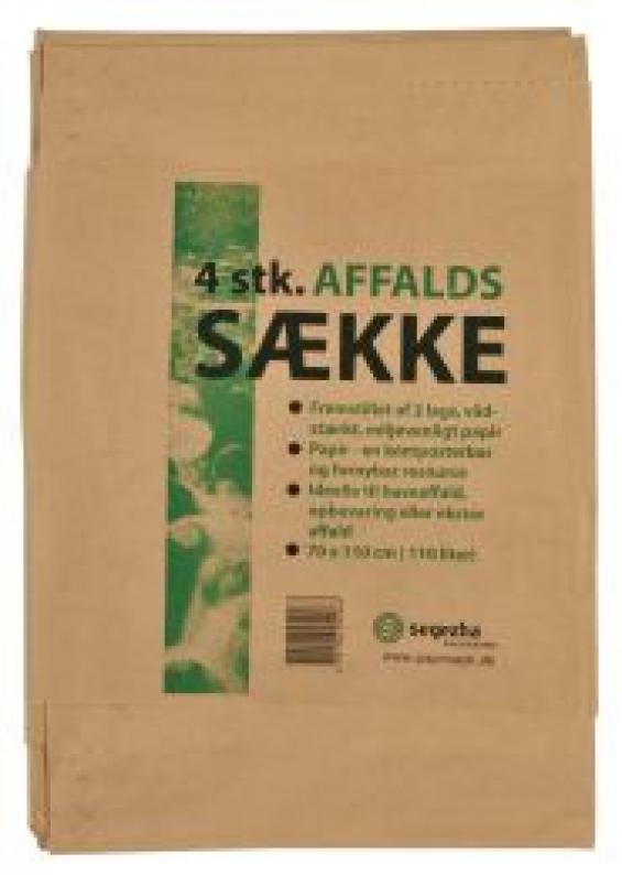 Abena Papiraffaldssæk 110 L Brun