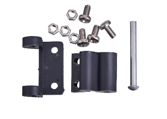 Juliana Plasthængsel med Skruer - 1 Stk