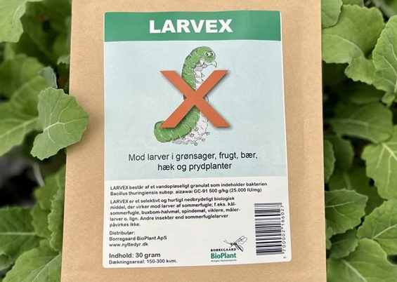 Larvex - mod larver af sommerfugle og buksbom-halvmøl 30 gram 150-300 kvm